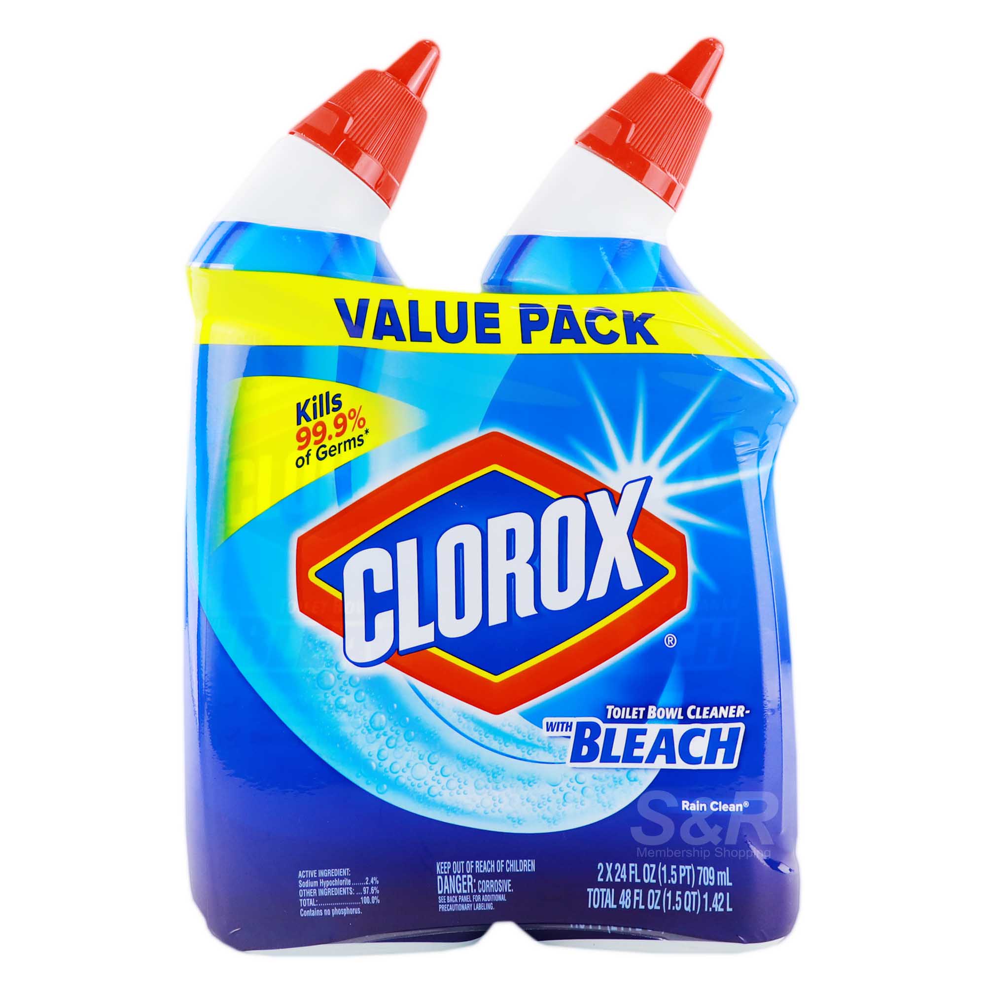 Clorox Toilet Bowl Cleaner with Bleach 2pcs Clorox Toilet Bowl Cleaner with Bleach 2pcs